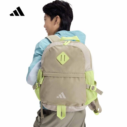 adidas阿迪达斯男女大童学生书包2026夏多仓收纳双肩背包 KS0246