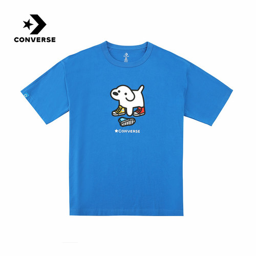 Converse匡威26夏男女休闲运动短袖潮流时尚宽松T恤衫 UCK177-BIR