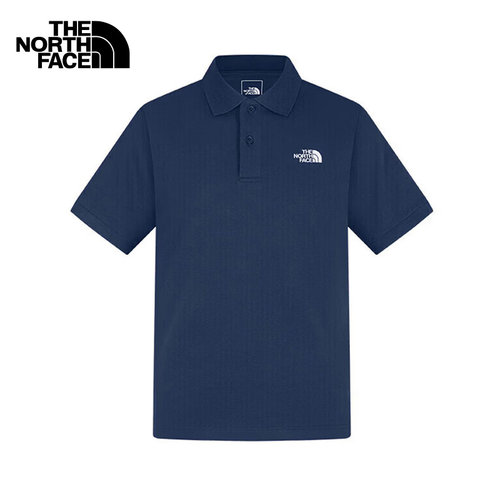 TheNorthFace北面短袖POLO衫男休闲运动户外透气新款NF0A8FZV8K21