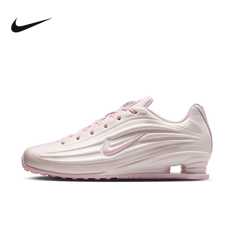 NIKE耐克女鞋休闲鞋SHOX Z气柱运动鞋浅粉色复古跑步鞋IR1222-600
