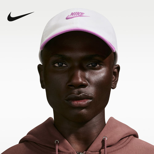 NIKE耐克男女帽子夏新款运动休闲帽棒球帽遮阳帽鸭舌帽FB5368-103