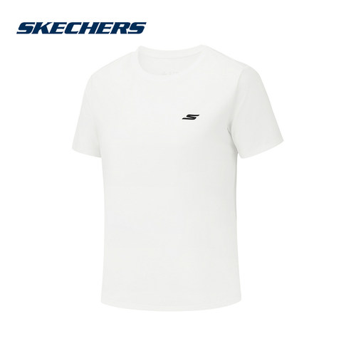 Skechers斯凯奇2026夏新品女子运动短袖休闲透气圆领T恤 P226W179