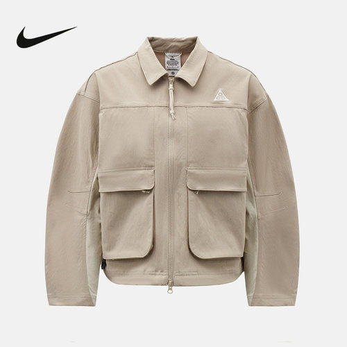 NIKE耐克ACG外套女秋季户外防泼水机能风拼接工装夹克 HV0584-236