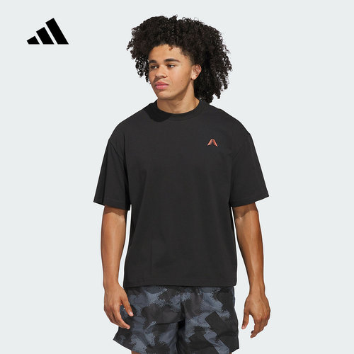 adidas阿迪达斯爱德华兹篮球半袖2025冬ANTHONY男短袖T恤 JW2930