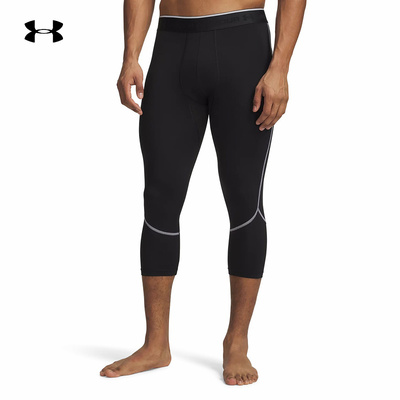 安德玛UA春夏HeatGear®Elite男子训练运动紧身七分裤6015387-008