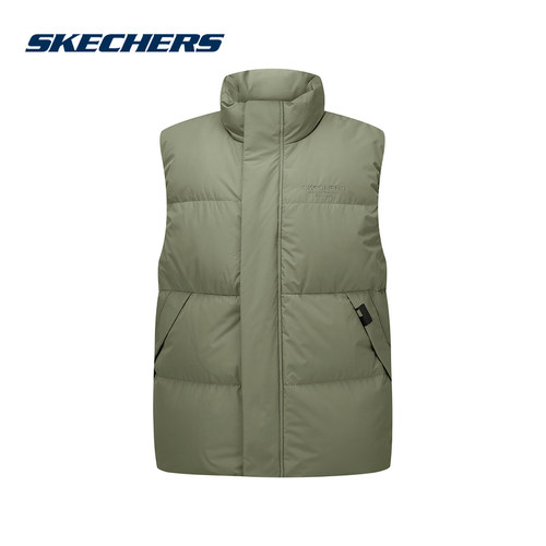 SKECHERS(斯凯奇)|（新款）2026冬中性羽绒背心 L426U039-01DR
