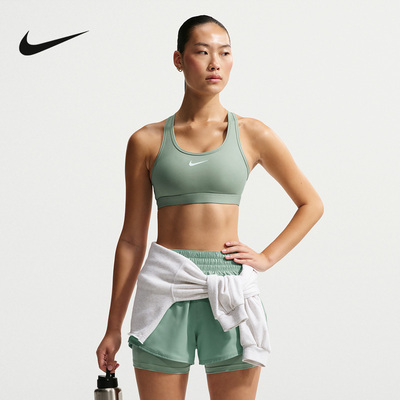 Nike耐克女子运动内衣健身训练BRA支撑速干衬垫文胸衣DX6822-007