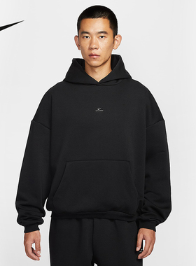 Nike耐克男子加绒卫衣黑冬新款篮球运动保暖连帽套头衫IM5919-010