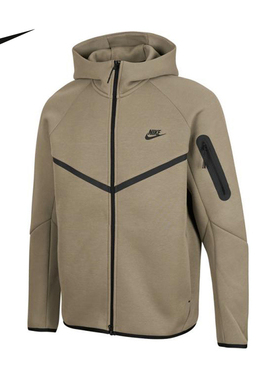 NIKE耐克外套男秋新款运动服休闲跑步宽松连帽针织夹克HV0950-320