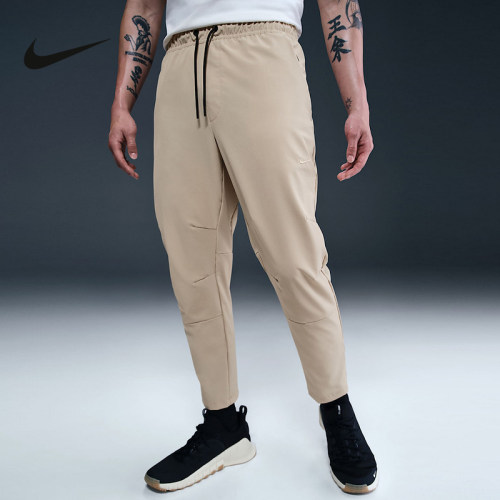 Nike耐克男子速干透气跑步长裤夏季休闲训练梭织运动裤FB7547-251