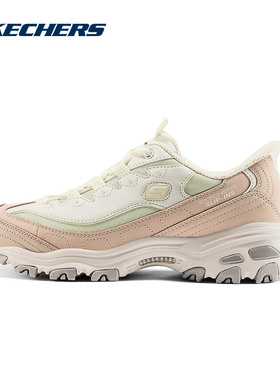 Skechers斯凯奇闪穿鞋女士老爹鞋舒适透气休闲运动鞋 150864/NTPK