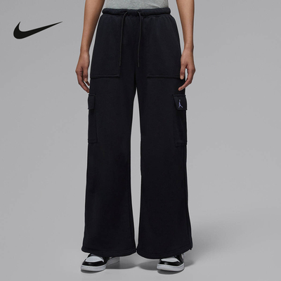 NIKE耐克女裤26春新款Jordan运动裤工装风宽松休闲长裤IF1061-010