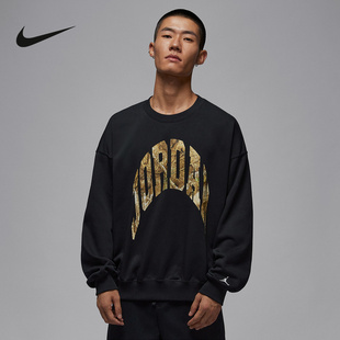 IM6305 上衣圆领套头衫 010 Jordan印花宽松长袖 Nike耐克卫衣男冬季