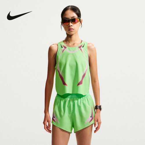 NIKE耐克秋季新款女子夜跑系列速干专业短款跑步背心 IF3650-336