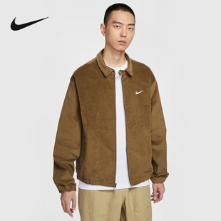 NIKE耐克男子外套冬新款 235 哈灵顿灯芯绒宽松休闲翻领夹克IM9349