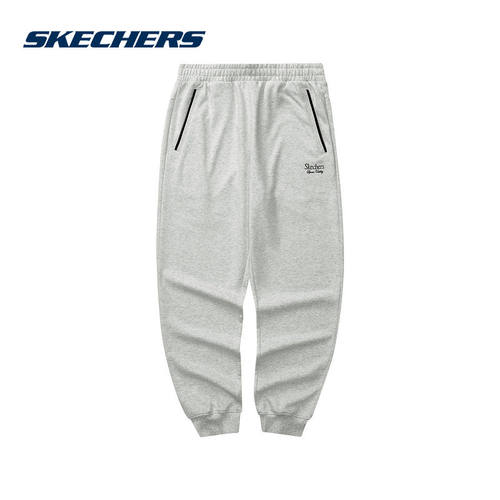 SKECHERS斯凯奇秋季男针织长裤透气休闲运动裤 L324M027-0248