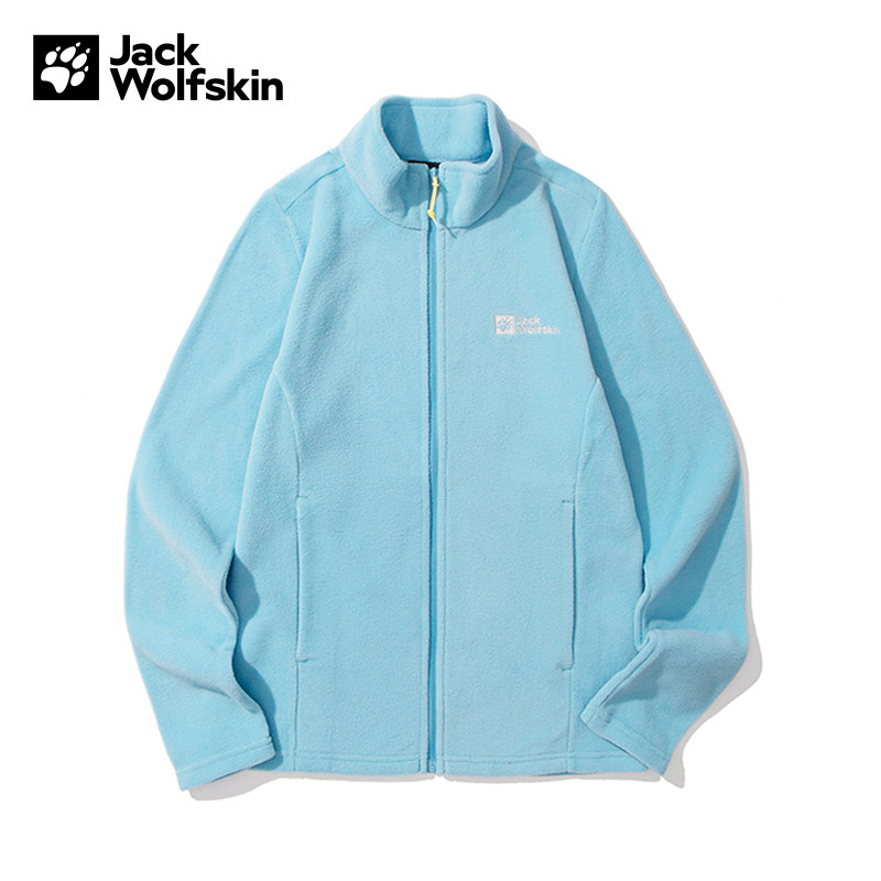 JackWolfskin狼爪抓绒衣女士25秋冬户外休闲保暖立领外套1711391A