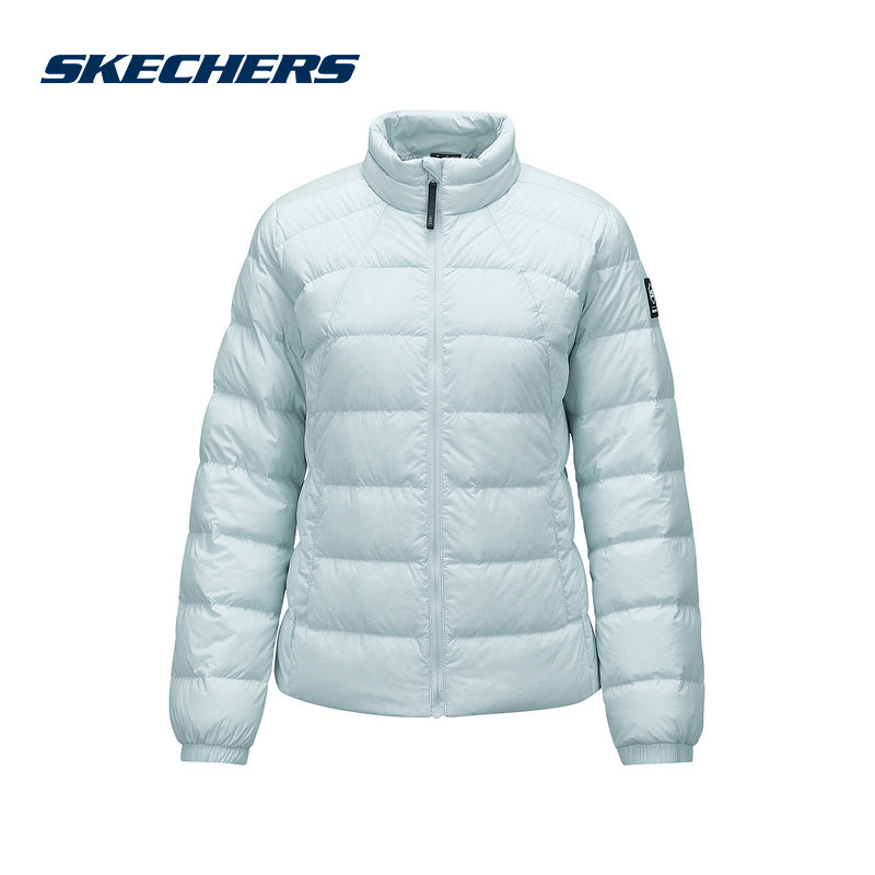 斯凯奇秋冬新款女士舒适休闲外套保暖梭织短款羽绒服P424W004,运动服/休闲服装,运动羽绒服,淘宝优惠券,粉丝福利购,淘宝优惠卷