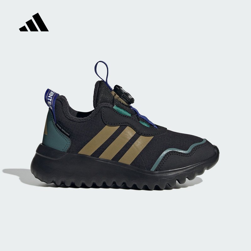 Adidas阿迪达斯儿童鞋25秋新男童BOA旋转纽扣鞋加绒运动鞋HP3615