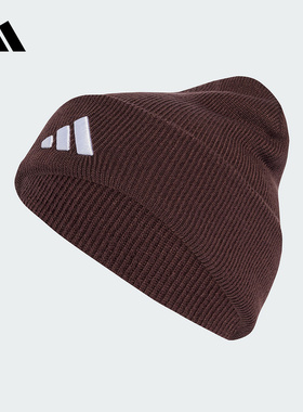 阿迪达斯男帽女帽毛线帽25冬季新款运动帽保暖绒线帽休闲帽KB2473