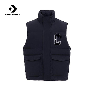 Converse匡威男女款羽绒马甲多口袋保暖背心羽绒服 UCJ088-023