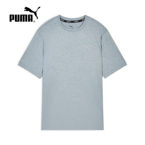 PUMA彪马半袖男士户外运动跑步上衣透气夏日舒适短袖T恤529347-09