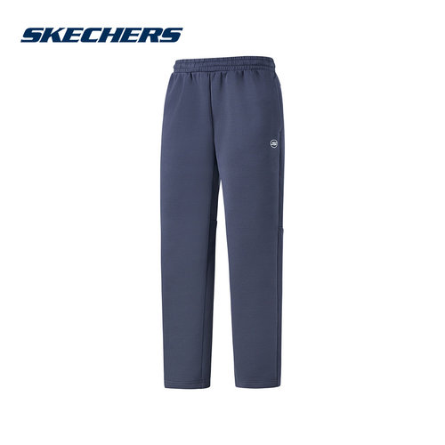 Skechers斯凯奇2025春针织简约休闲舒适运动男长裤P424M041/022C