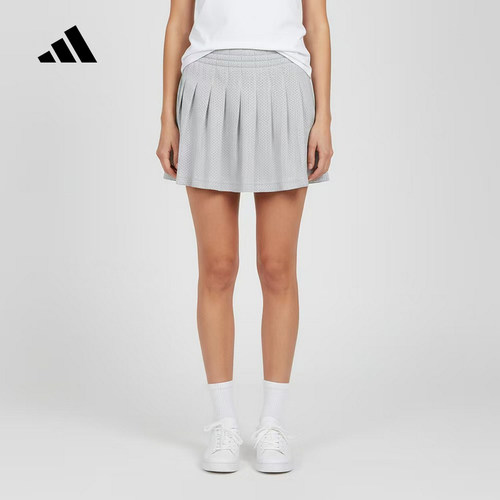 adidas阿迪达斯网眼透气短裙2026秋女瑜伽健身训速干半裙 KF6765