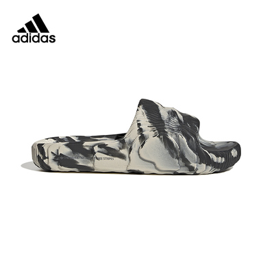 Adidas阿迪达斯三叶草ADILETTE22夏男女3D打印运动休闲沙