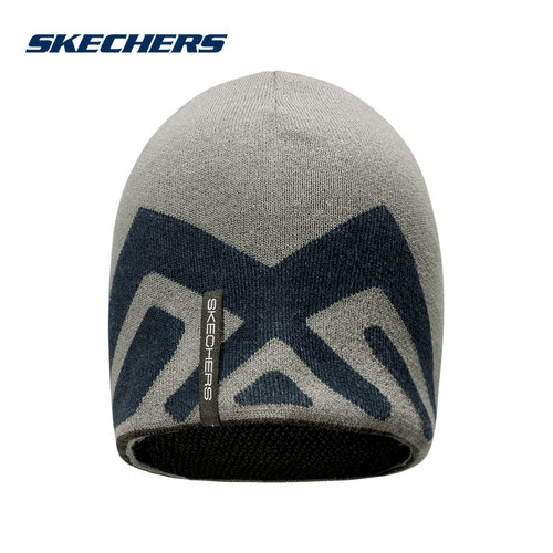 Skechers斯凯奇男女同款针织帽运动休闲保暖毛线帽 L424U033/05E5