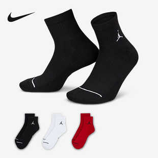 902 DX9655 NIKE耐克新款 Jordan男女袜子休闲透气运动袜训练三双装