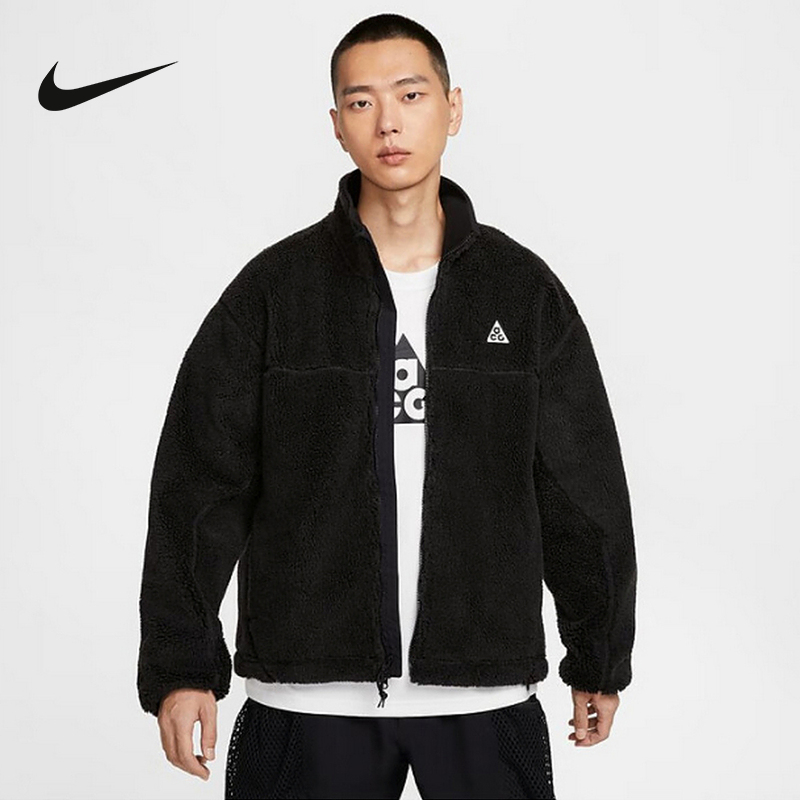 Nike耐克外套男冬新款ACG户外保暖仿羊羔绒夹克FV8654-010