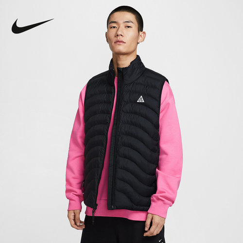Nike耐克男子P棉马甲ACG Therma-FIT保暖排骨棉服夹克HV0606-010
