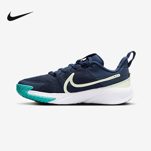 NIKE耐克童鞋STAR RUNNER 4儿童跑步鞋缓震透气运动鞋DX7614-409