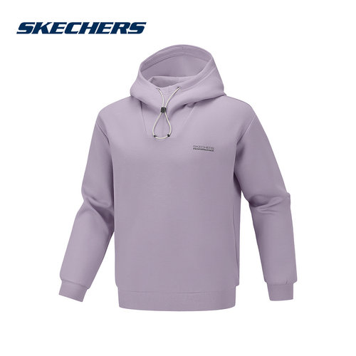 Skechers斯凯奇男士舒适时尚百搭秋冬针织连帽卫衣 P126M013/04PW