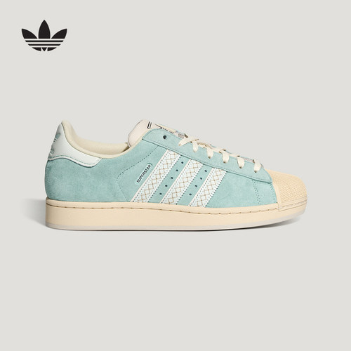 adidas阿迪达斯三叶草2026夏中性SUPERSTAR贝壳头运动板鞋 LC0468