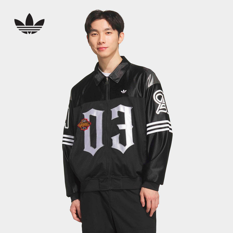 adidas阿迪达斯三叶草教练夹克棒球服男女潮流早春薄外套 KS2891