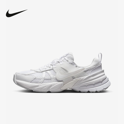 Nike耐克女鞋V2K RUN老爹鞋复古厚底鞋缓震机能跑步鞋FD0736-113