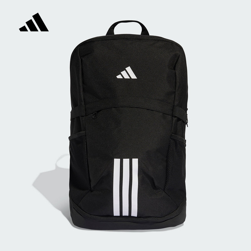 adidas阿迪达斯三条纹Tiro足球训练包2026春中性双肩背包 JY7971