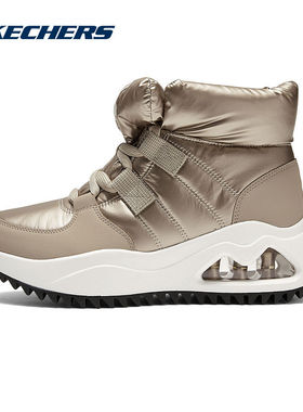 Skechers斯凯奇冬女轻质舒适柔软透气保暖雪地靴 177559-CHMP