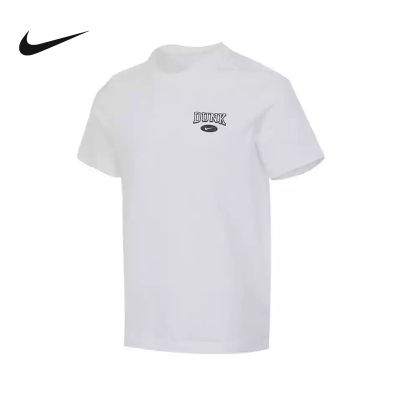 Nike耐克男装2025夏季款刺绣字母印花纯棉透气短袖T恤HJ0773-100