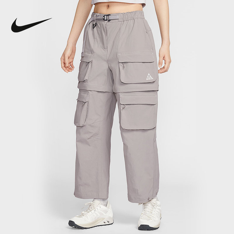 NIKE耐克ACG女裤可拆卸长裤短裤两穿防泼水宽松工装裤 HV6392-009,运动服/休闲服装,运动长裤,淘宝优惠券,粉丝福利购,淘宝优惠卷