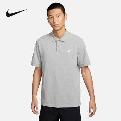 耐克NIKE CLUB 男子短袖翻领T恤POLO衫白色 短袖FN3895-063