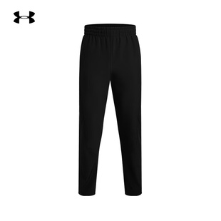 安德玛 UA秋冬男士自在系列防风抓绒加绒保暖训练运动长裤1389302
