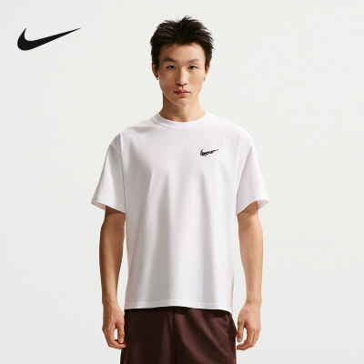 NIKE耐克夏季新款运动跑步上衣圆领休闲半袖透气短袖 II0692-100