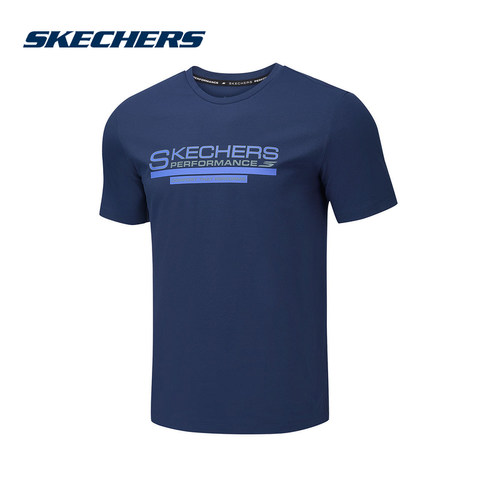 Skechers斯凯奇半袖2026新款夏男圆领棉质上衣T袖 P226M327/00DU
