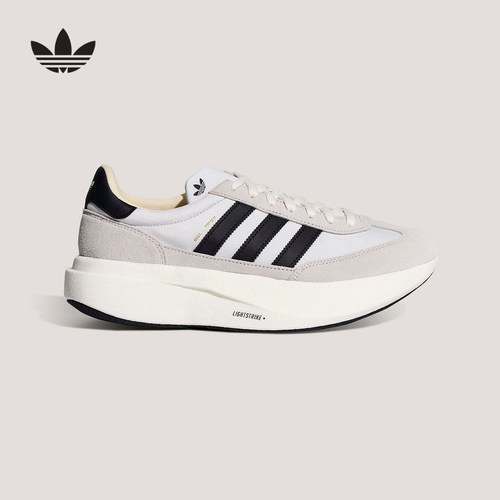 adidas阿迪达斯三叶草T头鞋厚底中性SL72 PRO跑步风运动鞋 KK3074