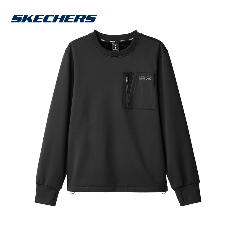 SKECHERS(斯凯奇)|（新款）2024冬中性卫衣 L424U164-0018