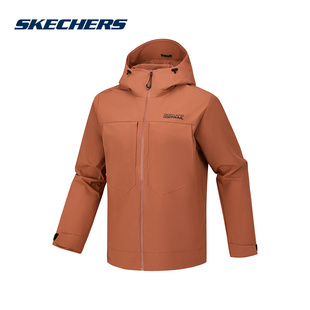 Skechers斯凯奇男士秋冬百搭潮流夹克梭织连帽外套 P226M136/0614