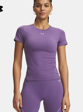 UA 安德玛Vanish Seamless女子针织训练健身短袖T恤 6000642-520